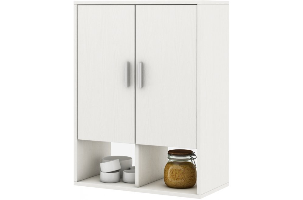 Шкаф навесной Мария-14 белый