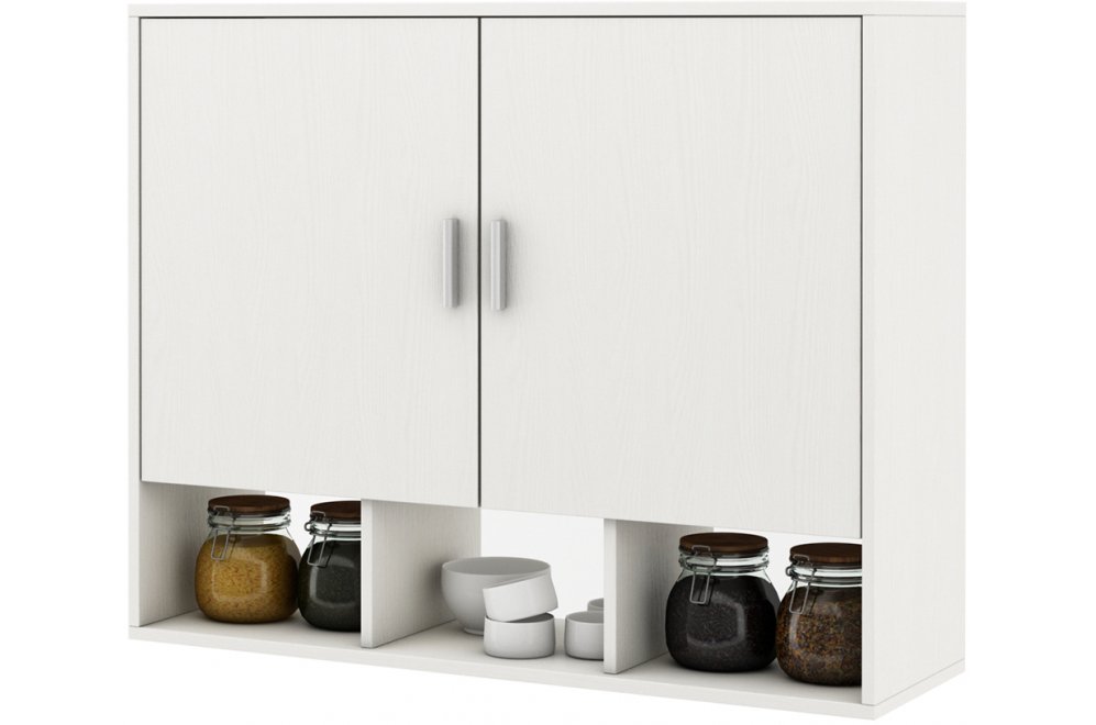 Шкаф навесной Мария-16 белый