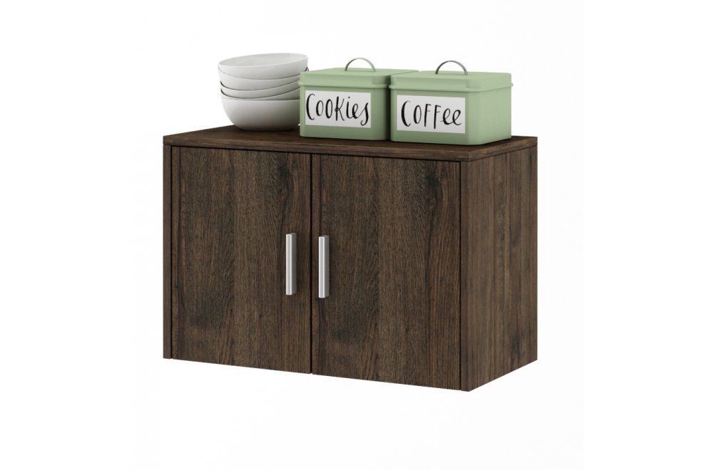 Шкаф навесной Мария-2 дуб апрель тёмный