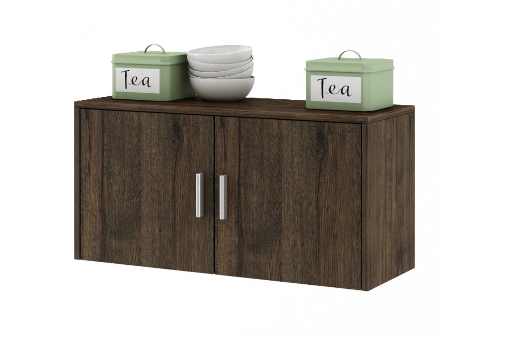 Шкаф навесной Мария-3 дуб апрель тёмный