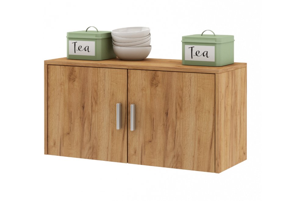 Шкаф навесной Мария-3 дуб золотистый