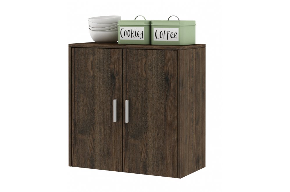 Шкаф навесной Мария-6 дуб апрель тёмный