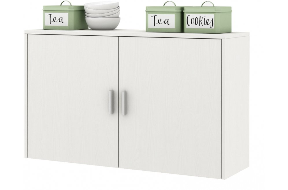 Шкаф навесной Мария-8 белый