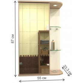 Шкаф навесной Мебелеф-2