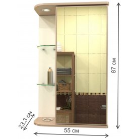 Шкаф навесной Мебелеф-2