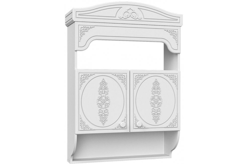 Шкаф навесной Ассоль АС-14 белое дерево