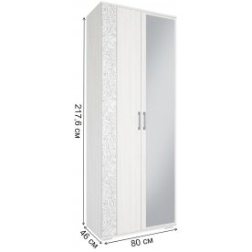 Шкаф двухдверный Лагуна