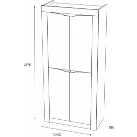 Шкаф Леонардо ШК-36