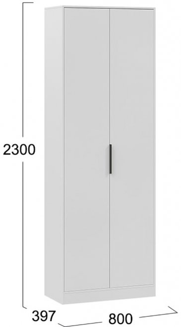 Шкаф Агата исполнение 2 белый