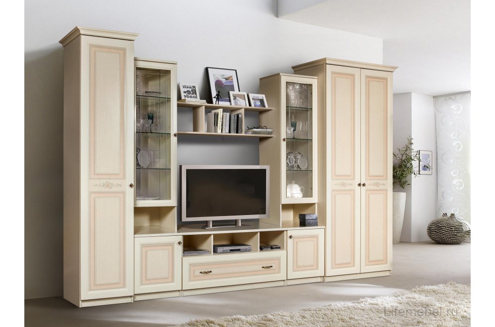 Шкаф Анна АНМ-1 левый штрих