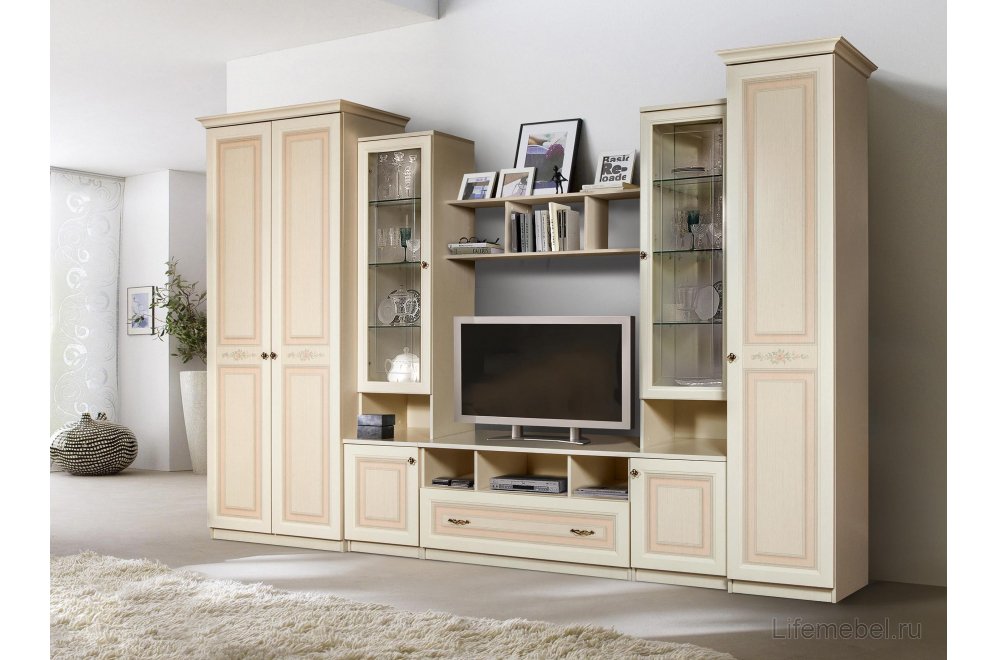 Шкаф Анна АНМ-1 правый штрих