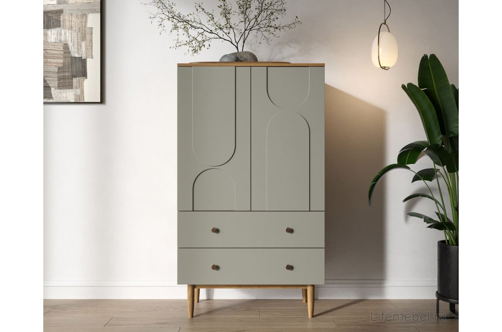 Шкаф Арка (Arka) AR14-f2 Темно-бежевый