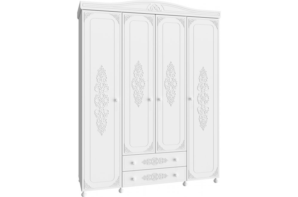 Шкаф Ассоль АС-28 белое дерево