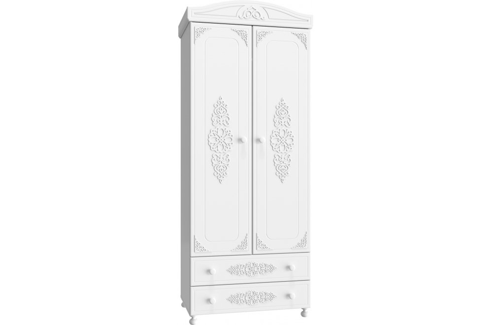 Шкаф Ассоль АС-2 белое дерево