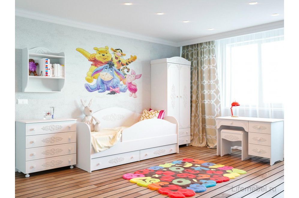 Шкаф Ассоль АС-2 белое дерево