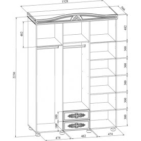 Шкаф Ассоль плюс АС-27