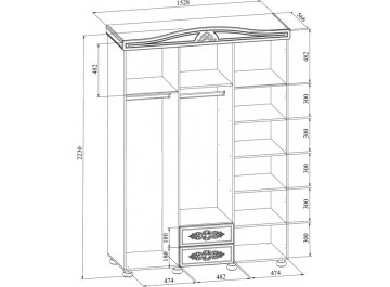 Шкаф Ассоль плюс АС-27