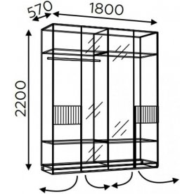 Шкаф Беатрис 9