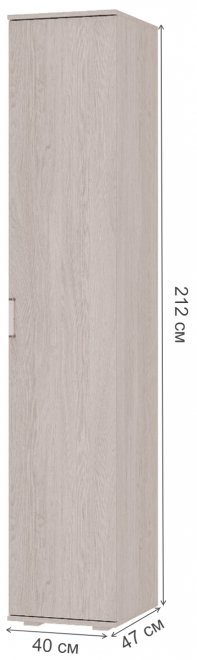 Шкаф Белла ясень белый