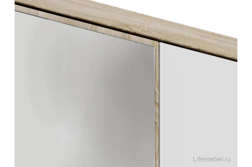 Шкаф Белладжио ШК-12 сонома / белый