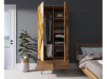 Распашной шкаф Бербер (Berber) BB16/Print_08 разноцветный