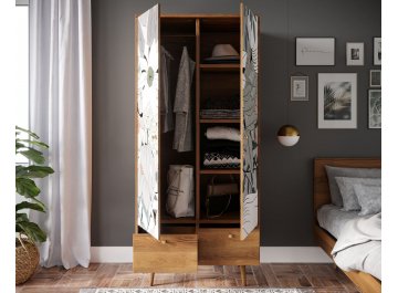 Распашной шкаф Бербер (Berber) BB16/Print_50 разноцветный