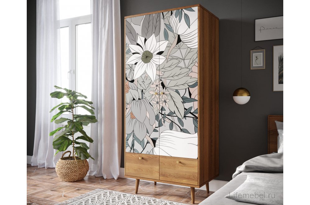 Шкаф Бербер (Berber) BB16/Print_50 разноцветный