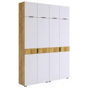 дуб крафт золотой / белое дерево