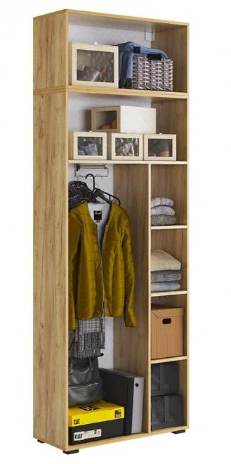 Шкаф Бери К3 дуб крафт золотой / графит