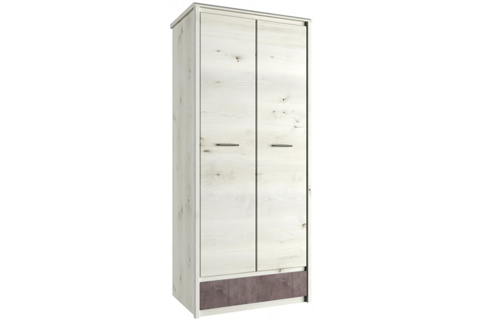 Шкаф Bjork 2DG1S ольха полярная / оникс