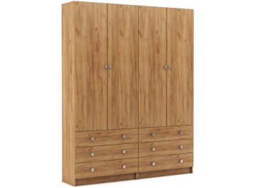 Платяной шкаф Бостон-20 дуб золотистый