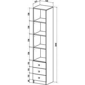 Шкаф Бостон-3