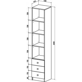 Шкаф Бостон-3