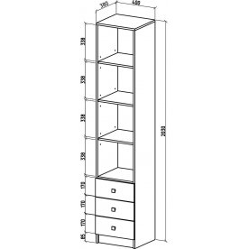 Шкаф Бостон-4