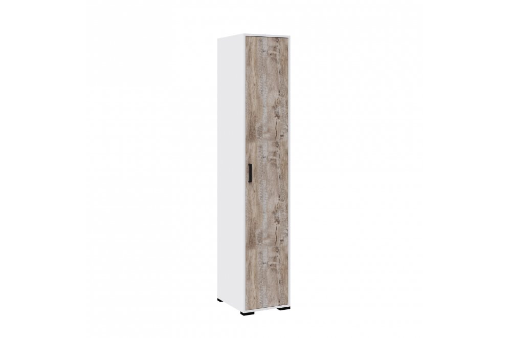 Шкаф Бриз 40 белый / дуб юкон ЛДСП