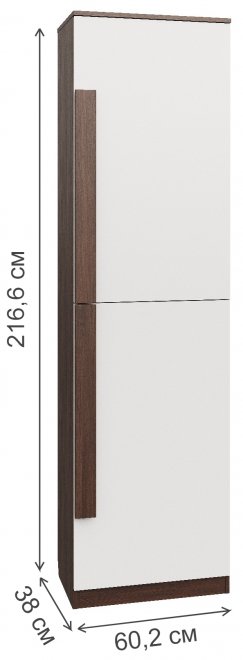 Шкаф Далия Модуль 4 амброзия / белый