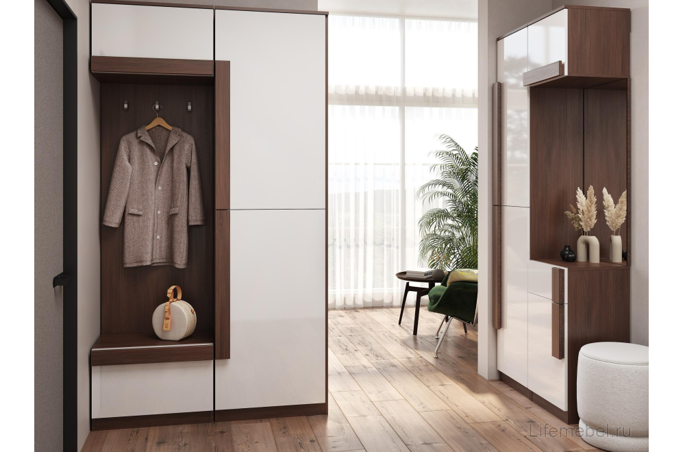 Шкаф Далия Модуль 4 амброзия / белый