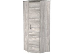 Шкаф Денвер угловой риббек серый