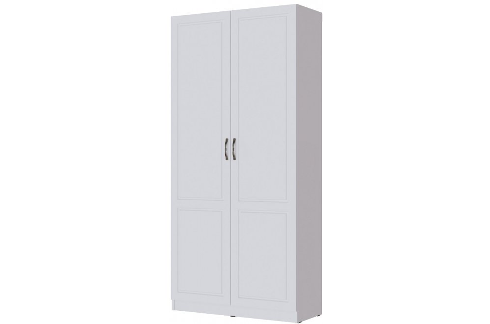 Шкаф двухдверный Апполия дуб / белый