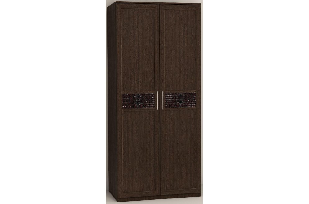 Шкаф двухдверный Кэт - 4 венге / caiman темный