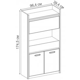 Шкаф  Джаз 3D1SN