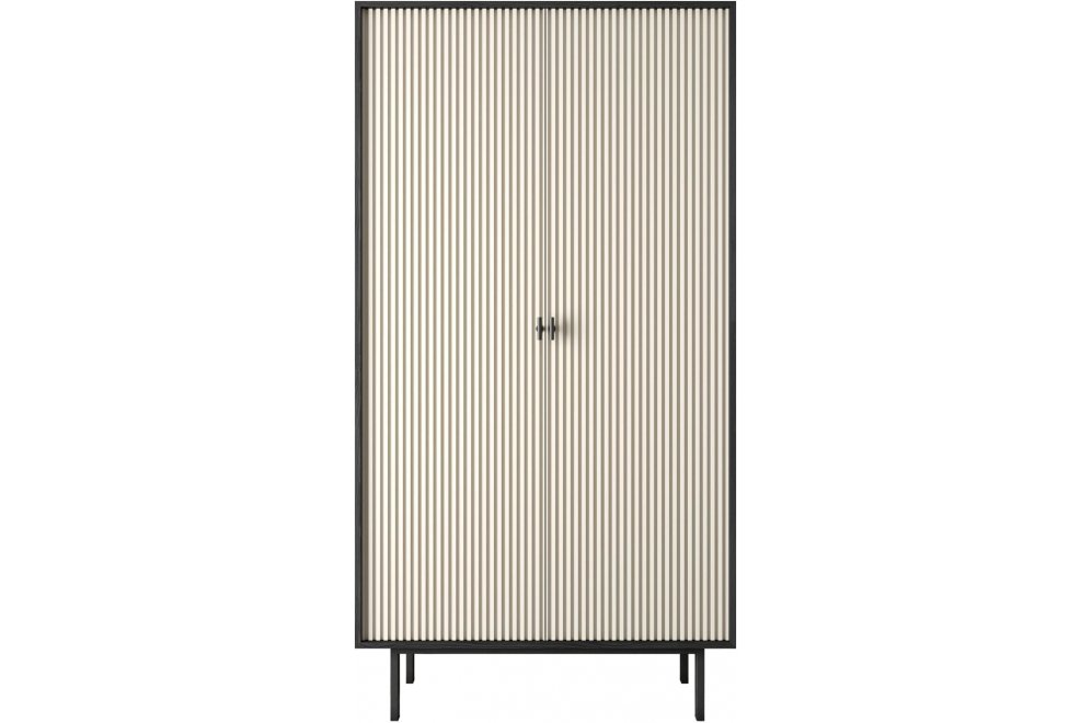 Шкаф Эмерсон (Emerson) EM091/milky/L черный