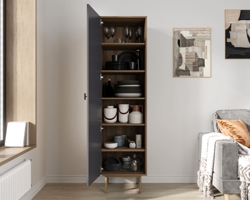 Шкаф Эмерсон (Emerson) EM101/7024/L коричневый