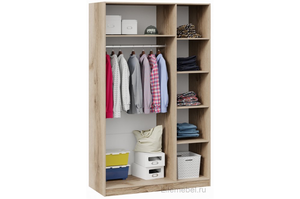 Шкаф Фьюжн ТД-260.07.43 белый глянец / дуб делано