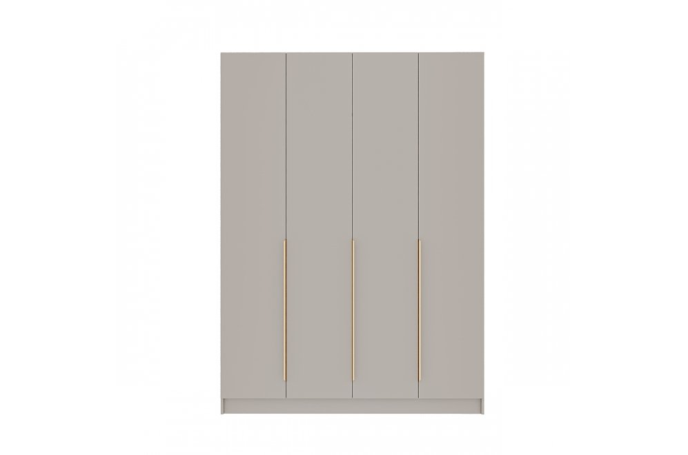 Шкаф Голд Бостон 160 бежевый / глиняный серый ЛДСП