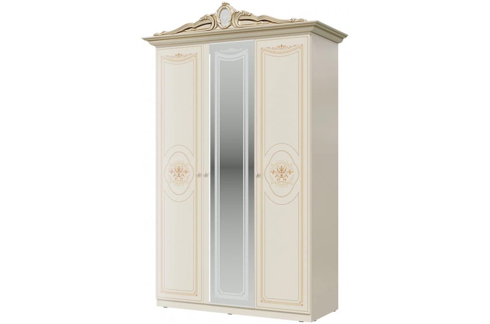 Шкаф Грация 147 слоновая кость