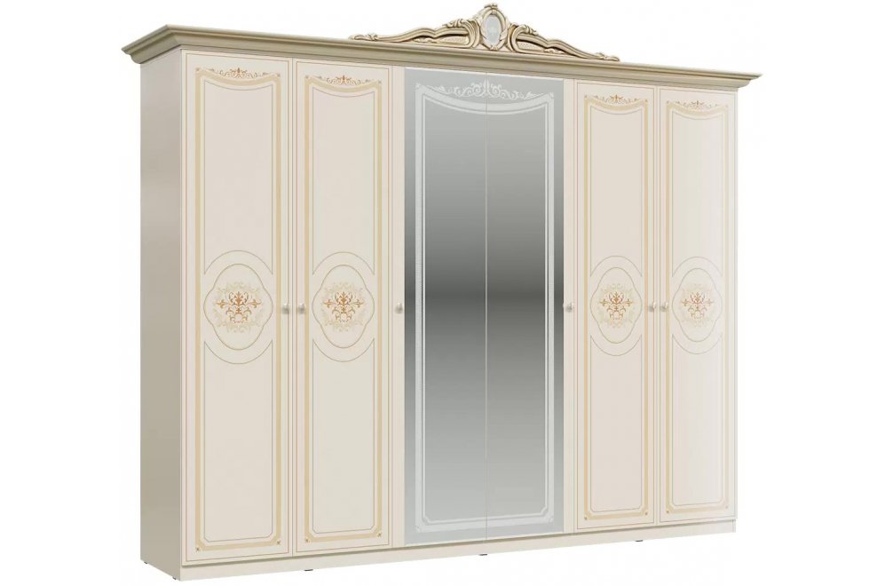 Шкаф Грация 280 слоновая кость