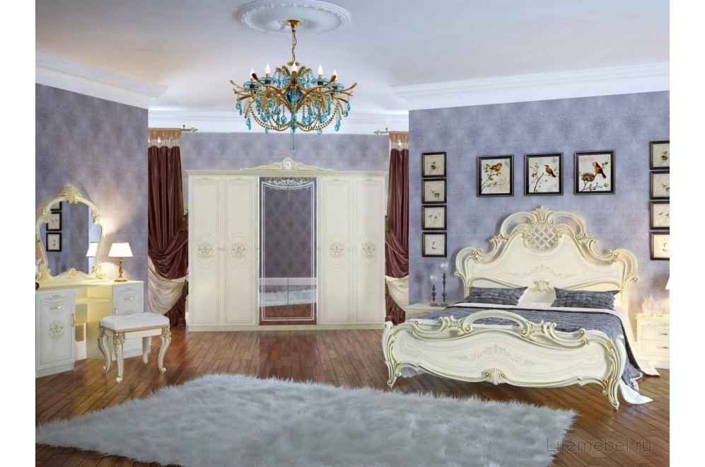 Шкаф Грация 280 слоновая кость