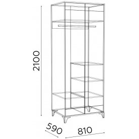 Шкаф Гринвич модель 8
