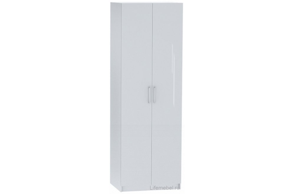 Шкаф Иннэс-7 3200 белый / белый глянец